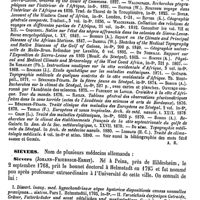 0616 - Page 612 - Sierra-Leone (Géogr.-méd.) [A. Borius] (bibliographie) / Sievers (Les) [L. Hahn, A. Dureau]