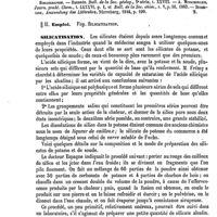 0626 - Page 622 - Silicates (Propriétés générales des). Chimie [Malaguti] (bibliographie) / Emploi. Voy. Silicatisation / Silicatisation [Servier]
