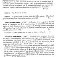 0633 - Page 629 - Silicatisation [Servier] / Silice. Voy. Silicique (Acide) / Silicia [G. Planchon] / Silicibromoforme [Malaguti] (bibliographie) / Silicichloroforme [Malaguti]