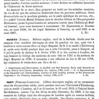 0057 - Page 53 - Skae (David) [L. Hahn] / Skeete (Thomas) [L. Hahn] (bibliographie) / Skey (Frederic-Carpenter) [L. Hahn]