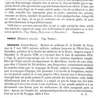 0437 - Page 433 - Songe [Amédée Dechambre] / Songe (Médecine légale). Voy. Sommeil / Songeon (Joseph-Marie) [A. Chéreau] / Songkoong [G. Planchon] (bibliographie) / Sonnenburg (Les deux) [L. Hahn]