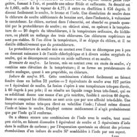 0599 - Page 595 - Soufre. Chimie [C. Lutz] / Emploi médical [Ernest Labbée]