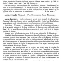 0715 - Page 711 - Sous-costaux [A. Le Double] / Sous-cutanée (Méthode). Voy. Hypodermique, Plaie, Ténotomie / Sous-épineux [A. Le Double]