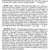 0724 - Page 720 - Soutènement (Appareils de) [E. Spillmann] / South (James) [L. Hahn] / Southam (George) [L. Hahn]