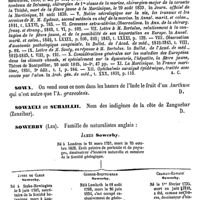 0726 - Page 722 - Souty (Jean-Jacques-Auguste-Armand) [A. Chéreau] (bibliographie) / Sowa [Amédée Dechambre] / Sowauli ou Suhaillii [Amédée Dechambre] / Sowerby (Les) [L. Hahn]