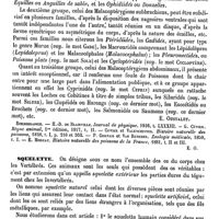 0399 - Page 395 - Squamodermes [E. Oustalet] (bibliographie) / Squelette [G. Carlet]