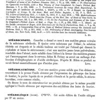 0629 - Page 625 - Stearns (John) [L. Hahn] (bibliographie) / Stéaroconote [C. Lutz] / Stéarolaurétine [C. Lutz] / Stéaroléique (Acide) [C. Lutz]