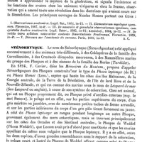 0695 - Page 691 - Stenon (Nicolas) [A. Chéreau] (bibliographie) / Sténorhynque [E. Oustalet]