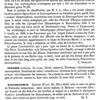 0696 - Page 692 - Sténorhynque [E. Oustalet] / Sténose [Amédée Dechambre] / Stenostomum [Ed. Lefèvre] (bibliographie)