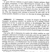 0713 - Page 709 - Stereospermum [H. Baillon] (bibliographie) / Stéréum [Ed. Lefèvre] / Stérilité / Pathologie [Sinéty]