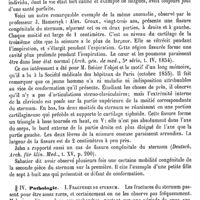 0015 - Page 11 - Sternum. Anomalies et difformités congénitales ou acquises [Servier] / Pathologie [Servier]