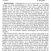 0095 - Page 91 - Stigmate [Amédée Dechambre] / Stigmatisés [A. Chéreau]