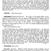 0309 - Page 305 - Strack (Carl) [L. Hahn] (bibliographie) / Strahl. Voy. Schlesinger / Strahsen (Friedrich-Christian) [L. Hahn] / Strambio (Les deux) [L. Hahn]