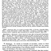 0300 - Page 296 - Suicide. Mesures préventives du suicide [A. Legoyt] (bibliographie) / Pathologie [Ant. Ritti]