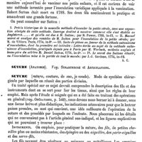 0634 - Page 630 - Sutton (Les) [L. Hahn, A. Chéreau] (bibliographie) / Suture (Anatomie). Voy. Synarthrose et Articulations / Suture (Chirurgie) [Amédée Dechambre]