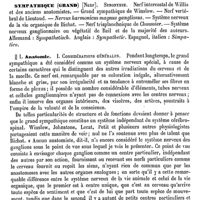 0726 - Page 722 - Sympathique (Folie) [E. Régis] (bibliographie) / Sympathique (Grand) (Nerf) [Henri Strauss] / Anatomie [Henri Strauss]