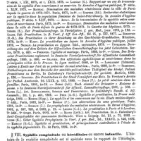 0539 - Page 535 - Syphilis. Bibliographie [L. Hahn] / Syphilis congénitale ou héréditaire ou encore infantile [Paul Diday, Émile Diday]
