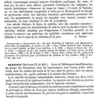 0186 - Page 182 - Addenda. Sauvages (Races) [L. Thomas] (bibliographie) / Saxicava [Ed. Lefèvre] / Scaphopodes [Ed. Lefèvre]