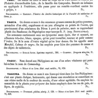 0558 - Page 554 - Tagliacozzi, Tagliacozzo, Taliacotius, et non pas Tagliacotius (Gaspar) [A. Chéreau] / Tagu [G. Planchon] (bibliographie) / Tagua [G. Planchon] / Taguc [G. Planchon] / Taguina [G. Planchon] / Tahalea [G. Planchon] / Tahaleb, Thaleb [G. Planchon] / Tahiti [H. Bourru]