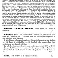 0582 - Page 578 - Tahiti [H. Bourru] (bibliographie) / Taihoang, Tai-Hoam, Tai-huam [G. Planchon] / Taiguique (Acide) [Riche] / Taila [G. Planchon] / Taille (Chirurgie) [Amédée Dechambre]