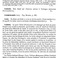 0762 - Page 758 - Targioni (Les) [L. Hahn] (bibliographie) / Targon [G. Planchon] / Tarhumares (Les). Voy. Mexique / Tari [G. Planchon] / Tarier [E. Oustalet]