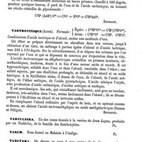 0089 - Page 85 - Tartronique (Acide) [Edme Bourgoin] / Tartrovinique (Acide) [Edme Bourgoin] / Tartuleira [G. Planchon] / Taruh [G. Planchon] / Tarupara [G. Planchon] / Tary [G. Planchon] / Tasmanie, ou Diémenie, ou Terre de Van-Diémen [Bazile Féris]