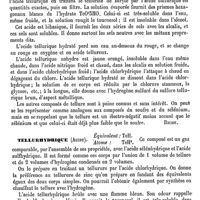 0314 - Page 310 - Tellure [Riche] / Tellurhydrique (Acide) [Riche] / Télingas (Les). Voy. Dravidiens / Telphuse [Ed. Lefèvre]
