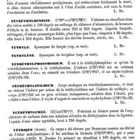 0072 - Page 68 - Tétréthylarsonium [L. Hahn] / Tétréthylbenzine [L. Hahn] / Tétryle [L. Hahn] / Tétrylène [L. Hahn] / Tétréthylphosphonium [L. Hahn] / Tétréthylstilbium [L. Hahn] / Tétréthylurée [L. Hahn] / Tétrique (Acide) [L. Hahn]