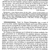0073 - Page 69 - Tétrodon [H.-E. Sauvage] (bibliographie) / Tétrodontiens [H.-E. Sauvage]