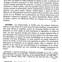 0075 - Page 71 - Teucrine [L. Hahn] / Teucrium. Voy. Germandrée / Teuffel (Siegmund-Jacob) [L. Hahn] / Teuthis [H.-E. Sauvage] (bibliographie) / Teutlon [Ed. Lefèvre] / Teutons [L. Hahn]