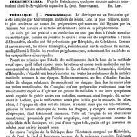 0174 - Page 170 - Thérapeutique [L. Lereboullet] / Théraphoses. Voy. Araignées / Therebentaria [Ed. Lefèvre] / Thériaque / Pharmacologie [Edme Bourgoin]