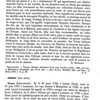 0615 - Page 611 - Tisserin [E. Oustalet] (bibliographie) / Tissot (Les deux) [L. Hahn]
