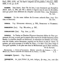 0628 - Page 624 - Tommasini (Giaccomo) [L. Hahn] / Tommo [Ed. Lefèvre] / Tommou [Ed. Lefèvre] / Tonga. Voy. Géographie médicale, Dermatoses et Framboesia / Tongiens (Les). Voy. Mélanésie / Tongouses (Les). Voy. Asie / Tonine [H.-E. Sauvage] (bibliographie) / Tonique (Spasme). Voy. Spasme / Toniques [Ernest Labbée]