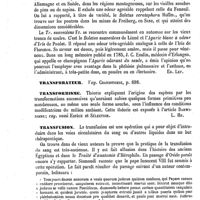 0008 - Page 4 - Trametes [Ed. Lefèvre] / Transforateur. Voy. Craniotomie / Transformisme [L. Hahn] / Transfusion [Louis Ménard]