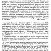 0056 - Page 52 - Traumatisme [Émile Forgue] / Travers (Benjamin) (bibliographie) / Trébas (Eau minérale de) [A. Rotureau]