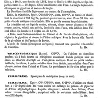 0094 - Page 90 - Triacétine [L. Hahn] / Triacétylgallique (Acide) [L. Hahn] / Triallylène [L. Hahn] / Triallyline [L. Hahn] / Triamides. Voy. Amides / Triamines. Voy. Alcaloïdes / Triamylène. Voy. Amylène / Triangle de Petit [L. Testut]