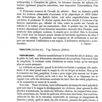 0112 - Page 108 - Triceps (Les muscles) [L. Testut] / Triceps (Artère du). Voy. Crurale (Artère) / Trichiasis [J. Chauvel]