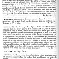 0064 - Page 60 - Unionides [Ed. Lefèvre] / Unitaires (Monstres) [L. Hahn] / Unités [L. Hahn] / Universités. Voy. Écoles / Unnena [G. Planchon] (bibliographie) / Unona [G. Planchon]