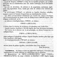 0375 - Page 371 - Valérianique (Acide) [Edme Bourgoin] / Valérines [L. Hahn]