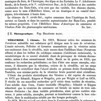 0797 - Page 793 - Vératre. Botanique [Ed. Lefèvre] / Thérapeutique. Voy. Hellébore Blanc / Vératrine / Chimie [Edme Bourgoin]