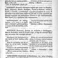 0323 - Page 319 - Kemme (Jean-Chrétien) / Kennedy (Pierre) / Kentisch (Richard) / Kerckring (Théodore)