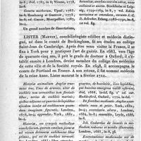 0460 - Page 462 - Linnaeus ou Linné (Charles de) / Lister (Martin)
