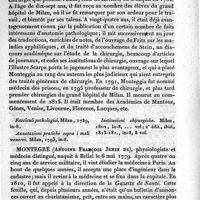 0598 - Page 600 - Montano ou Da Monte / Monteggia (Jean Baptiste) / Montegre (Antoine François Jenin de)