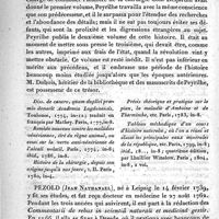 0710 - Page 712 - Peyrilhe (Bernard) / Pezold (Jean Nathanael)