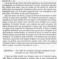 0001 - Page 203 - Sur l'effet des excitations électriques appliquées au tissu musculaire du coeur