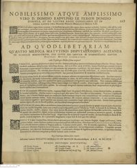 0001 - Page sans numérotation - [Dédicace] / An Physiologia Medica solius corporis ?