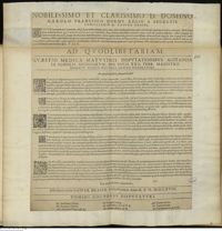 0001 - Page sans numérotation - [Dédicace] / An apoplexiae febris, haemorrhoïdes ?