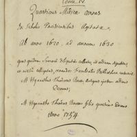 0001 - Page sans numérotation - [Page de titre] Quaestiones Medicae Omnes In Scholis Parisiensibus Agitatae, ab anno 1620, ad annum 1630