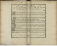 0001 - Page sans numérotation - An febre continuâ incipiente, unà erumpentibus statâ periodo mentruis, Basilica potiùs quàm Saphena secanda ?