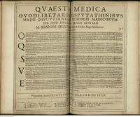 0001 - Page sans numérotation - Est-ne dysenteriae purgatio conveniens ?